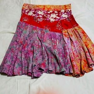 Santiki Skirt, tropical prints,  medium
